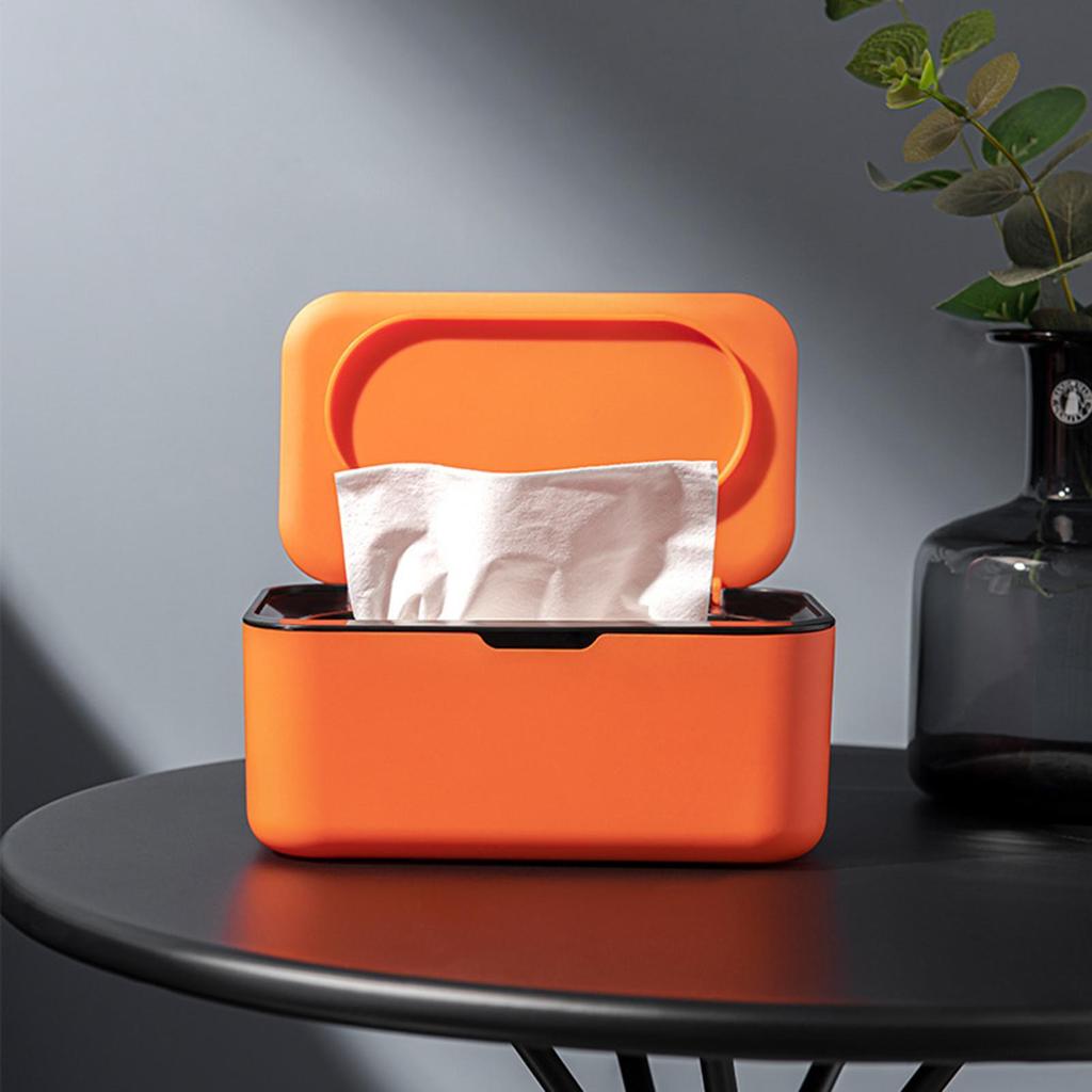 Wet Tissue Box With Lid Wipe Dispenser Portable Wipes Napkin Storage Box Holder Laundry Wipes Holder for Laundry Room Decor