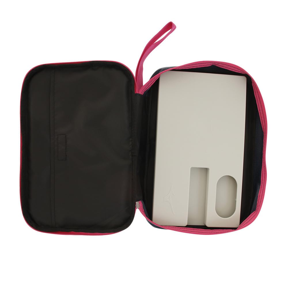 Mizuno Table Tennis Racket Soft Case 2 Unisex Pink (Holds Rackets) 83JD0010 Color