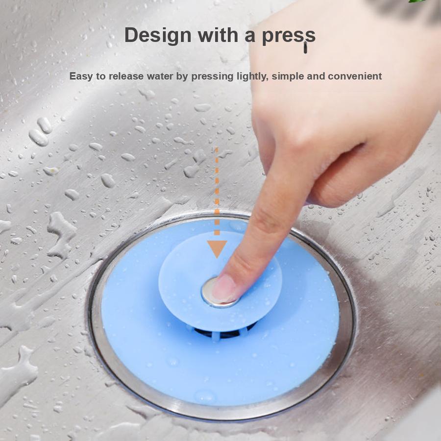 5 Pcs Flying Saucer Style Strainer Drain Cover for Sink, Washbasin Stopper, Dishwasher Drain Plug, Bathroom Sewerage Anti-odor Cover