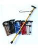 Adjustable Aluminum Alloy Folding Trekking Pole for Elderly - Non-slip, Lightweight Walking Stick