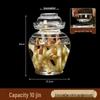 Sealed Thickened Glass Pickling Jar with Inner Lid
