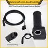 Manopola Acceleratore Elettrica GregYoung 48V con Pulsante Cruise Control, con Cavo Adattatore di Ricambio, Compatibile con Jetson Haze/DYU Y16 Elettrica