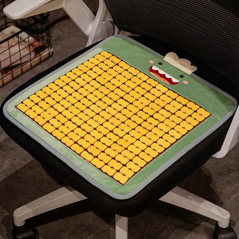 Chair Toast Cartoon Cushion With Soft Plush Material For Decor Home