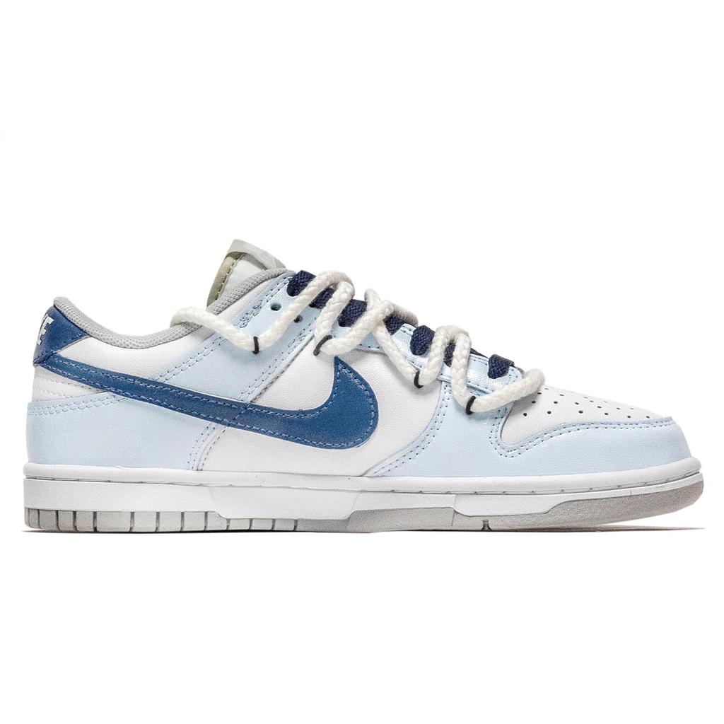 Nike Dunk 668, Aquarius Hermes Abrasion Resistant Abrasion Resistant Low top Skateboard Shoes Unisex Blue White HF5441-105(Team901-)