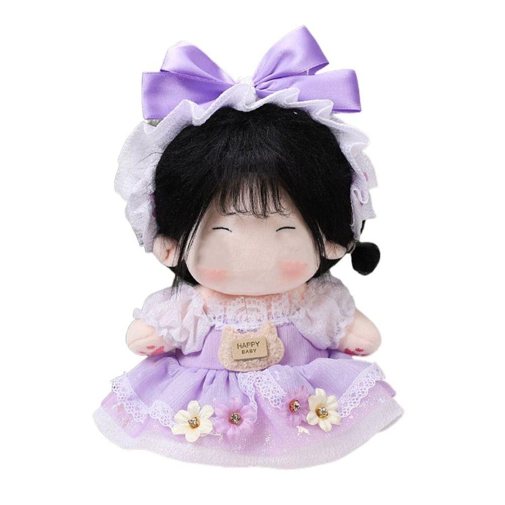 Multicolor Miniature Dress Suit 20CM Shirt Braces Set Gift Doll Clothes  Cotton Stuffed Doll