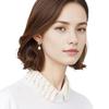 CHANEL Stud Earrings Women's Gold A86506