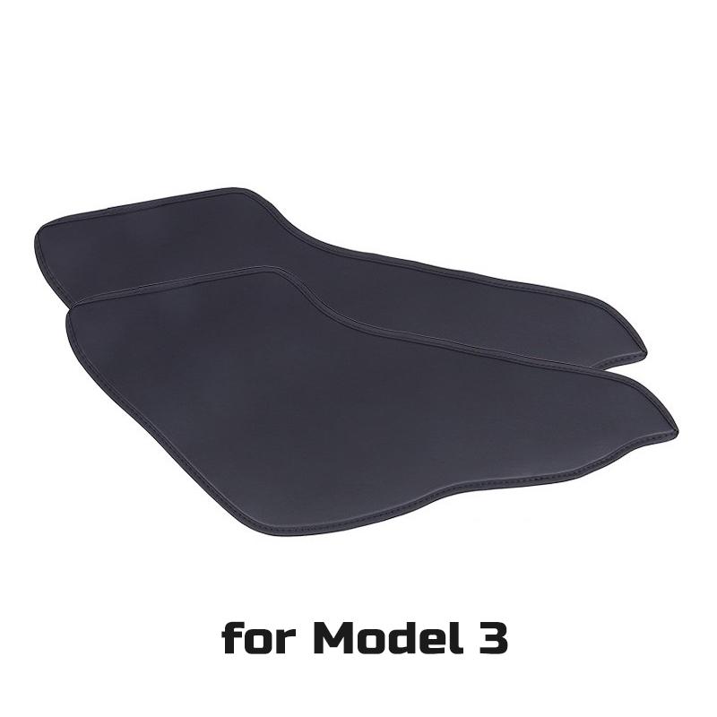 

Для Tesla Model 3 Y, центральная консоль, две боковые панели, защита от ударов, защита от ударов, наклейка из искусственной кожи, чехол для ног автомобиля for Model 3