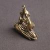 Neue reine Messing Mäuse Liebe Mais Figur Auto Schlüsselanhänger Anhänger chinesische Vintage Glück Maus Motorrad Schlüsselanhänger hängen Schmuck