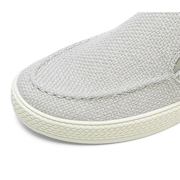 Men's Canvas Sneakers Summer Linen Slip-On Sport Casual Skate Shoes Comfortable Breathable Lightweight Board Shoes For Men