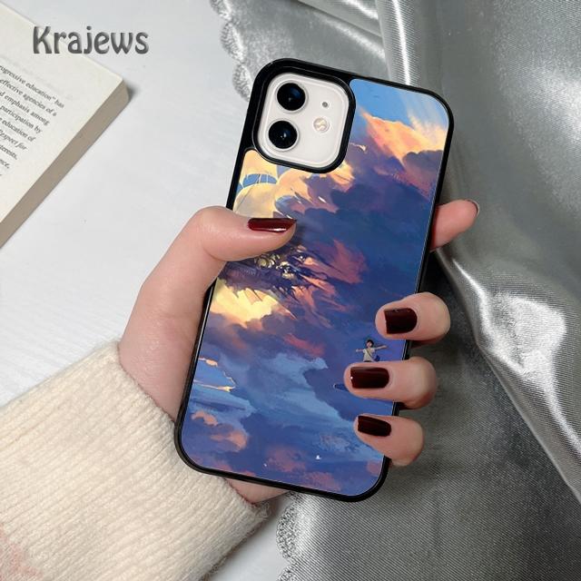Anime Natural Landscape soft Phone Case Cover For iPhone 17 Air 16 15 14 plus 12 13 pro max coque Shell Fundas
