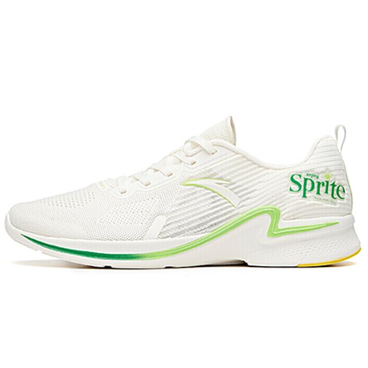 

New Coca Cola x Anta Hydrogen Run II Anti Slip Wear Resistant Low Top Running Shoes Women s White Green 122025540-11 35.5