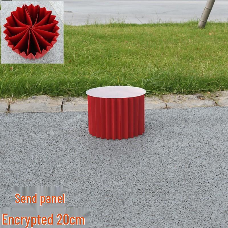 Wedding & Event Origami Dessert Display Stand - Round Foldable Columns for Cakes and Ornaments