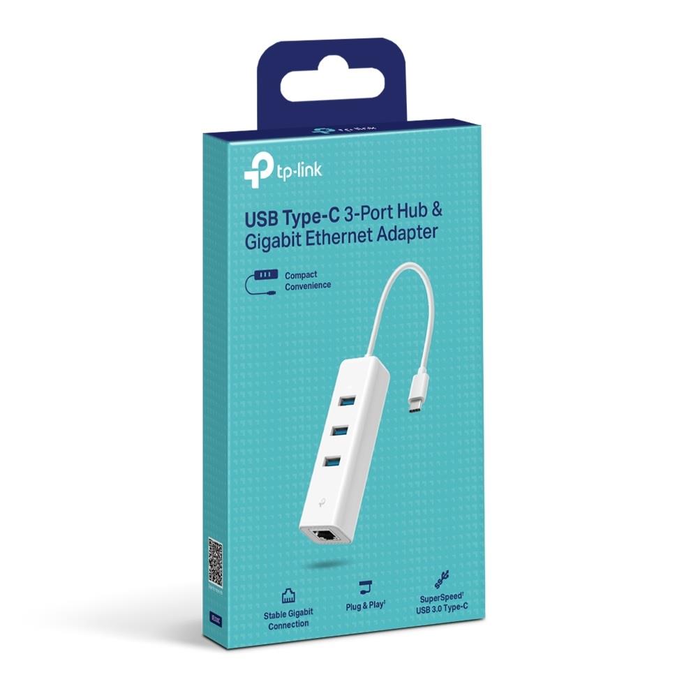 Karta sieciowa TP-Link UE330C 1x1GbE HUB USB3.0