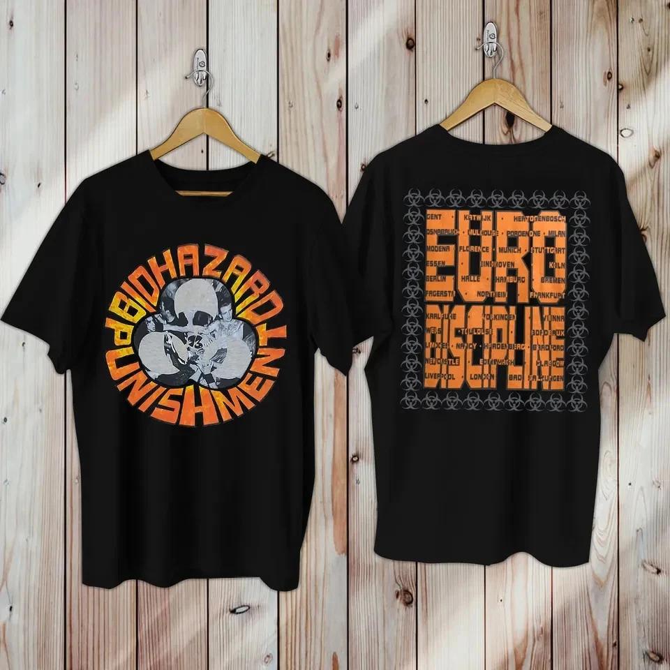 Vintage 1993 Biohazard Euro Discipline Tour T-T-Shirt S