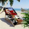 George Kittle Print Beach Towel, Large Soft Quick Dry Towel for Beach Camping Swimming
