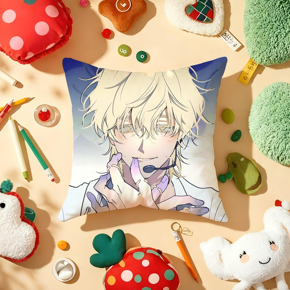 A-Alien S-Stage Luka Cool Anime Boy Pillow Case Plush Fabric Soft Double-Sided Printed Sofa Warm Winter Home Gift Cushion Cover