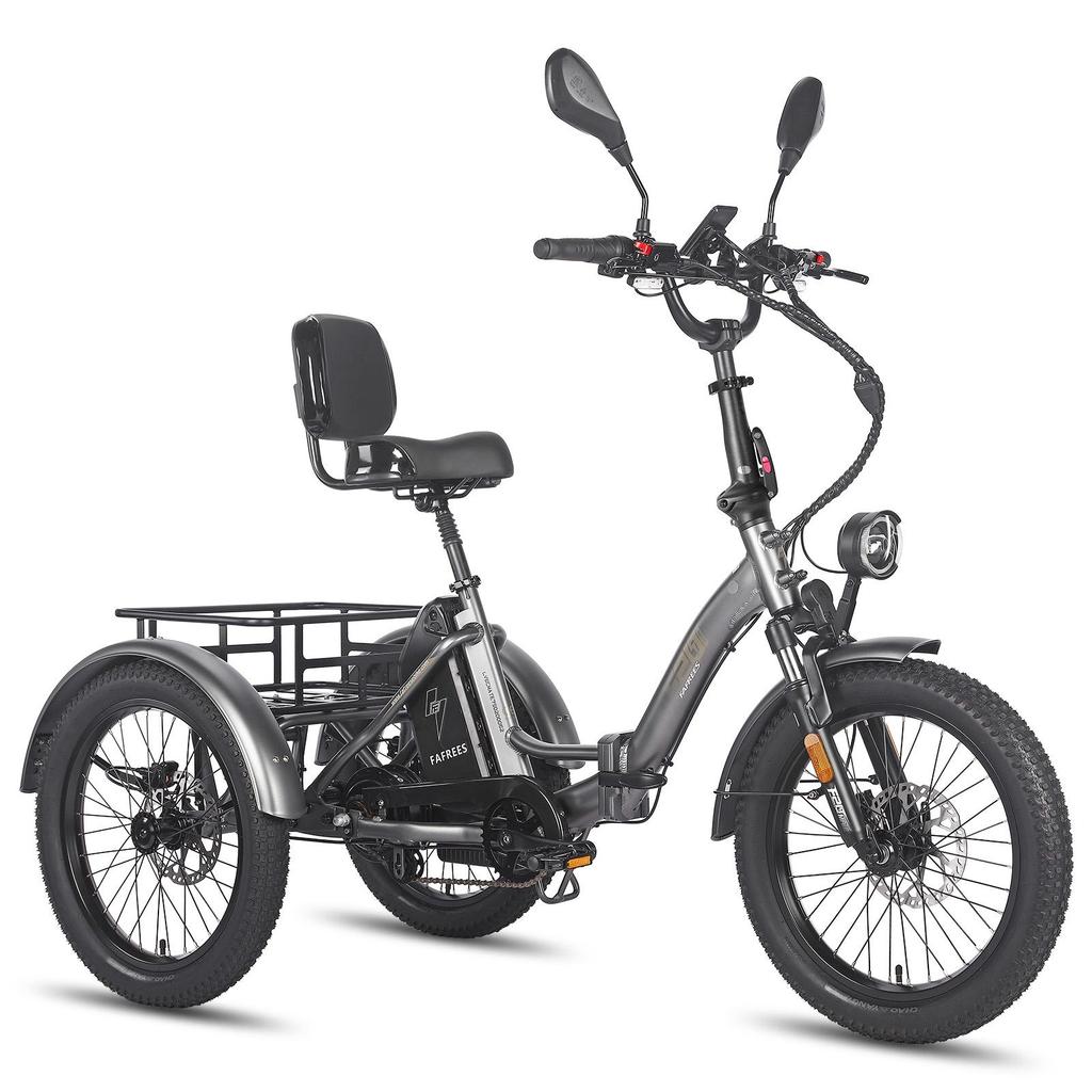 Electric Freight Bike Fafrees F20 Mate 750W Peak Motor 20" Fat Tire 48V 23.45AH Hydraulic Disc Brakes Max Load 180Kg LCD Display