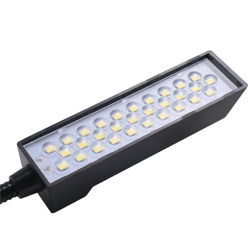 A60Z2X Dimmbares 30-LED Nähmaschinenlicht Nähbeleuchtung Für Werkbank Drehbank Ständerbohrmaschine Flexible Arbeitsleuchte US-Steckermai