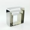 3-Piece Thickened Stainless Steel Square Mousse Cake Ring Set for DIY Baking