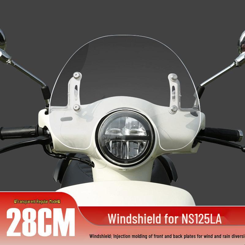 Universal Retro Windshield for Honda NS125LA Motorcycle