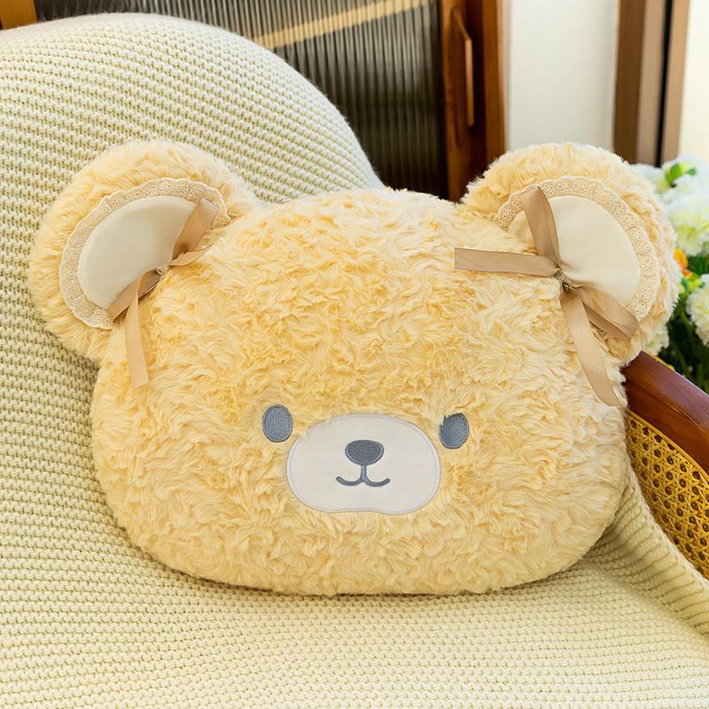 Plüsch Rilakkuma Kissen Aus Weichem Kurzem Plüschmaterial Für Mädchen Und Jungen Nachttisch Dekoration
