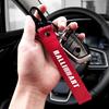 Car Badges Keychain Strap Key Chain Rings Keyring Lanyard Accessories For Mitsubishi Lancer Outlander 3 Asx L200 Pajero Eclipse