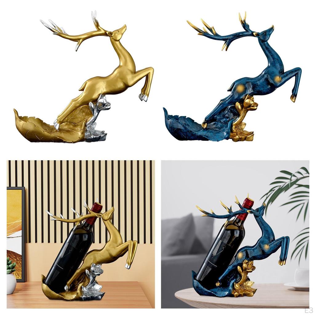 Vinställ Flaskhållare Förvaring Gåva Tillbehör Hantverkshylla för