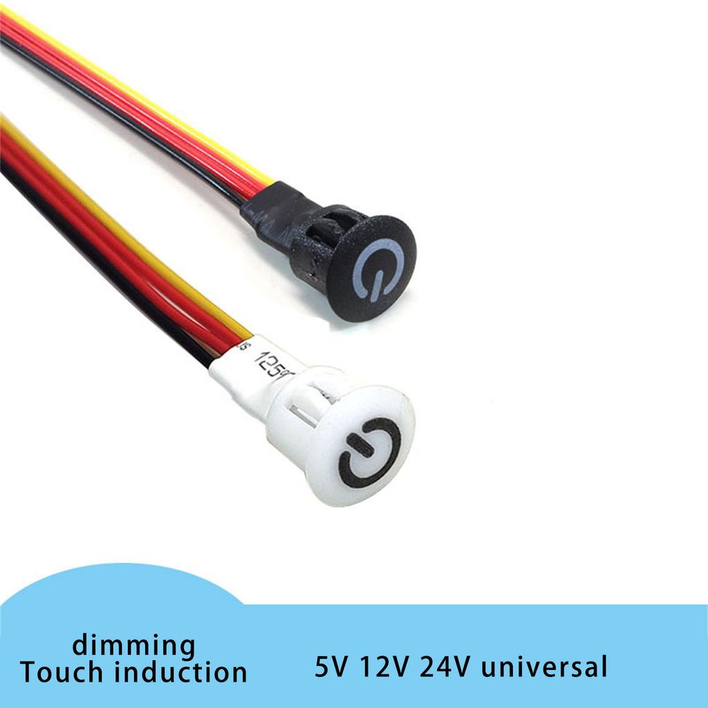 Dimmable Touch Sensor Button Switches Controller Recessed Touch Sensor Switches Button Control Switches For LED Strip