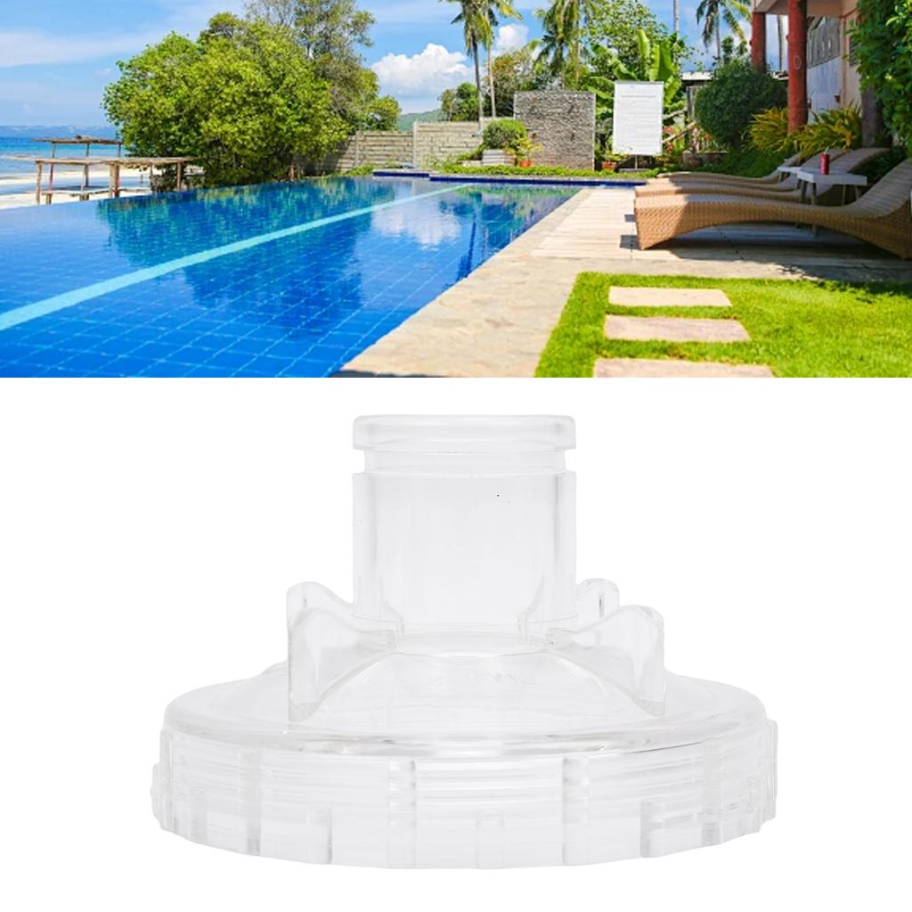 Pump strainer cover, transparent sand filter cover, easy to see design, suitable for pool pump strainer covers of   58397 and 58515