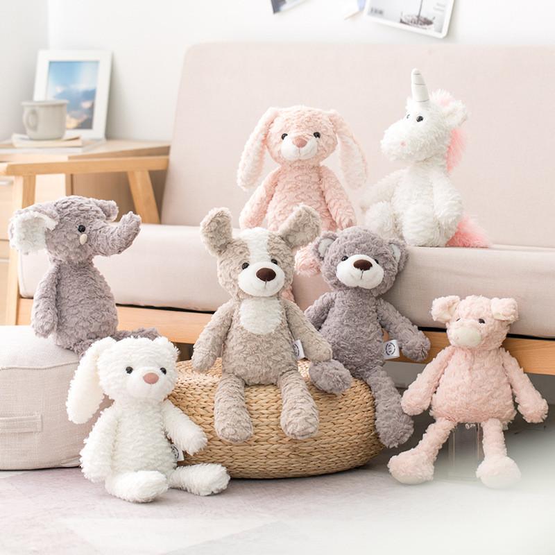Bear Rabbit Dog Pig Elephant Plush Toy Animal Stuffed Doll Decoration Gift Kids