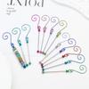 Beadable Metal Christmas Hangers For Crafting And Tree Decoration Colorful Hanging Hook Craft Accessories