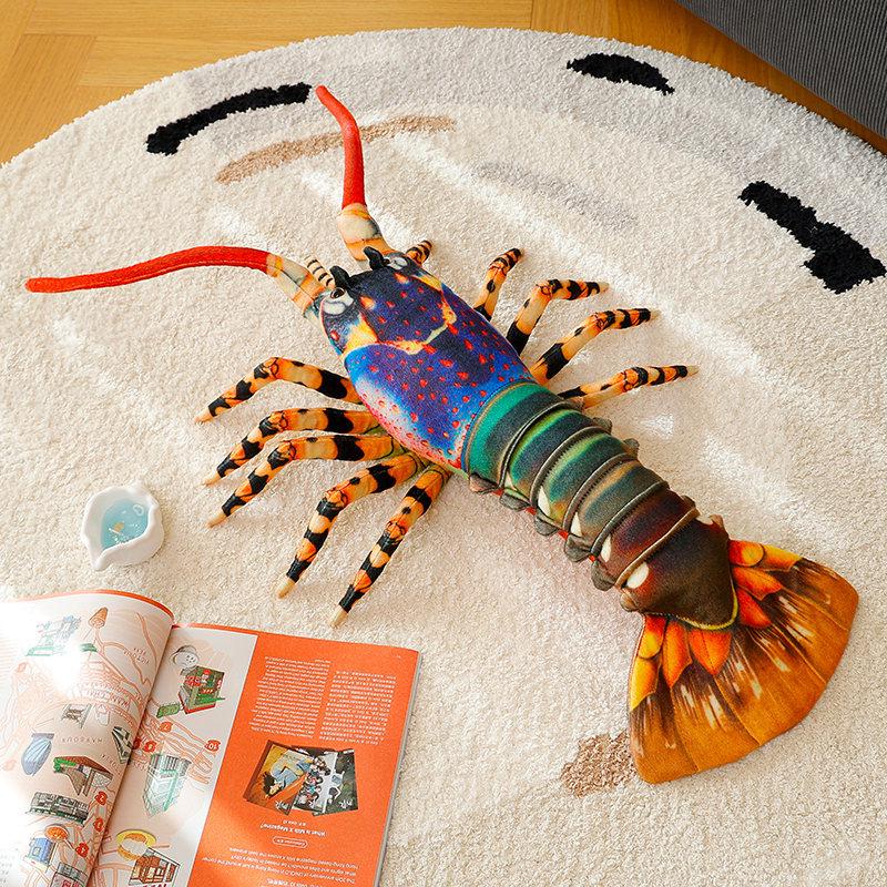 Australian Lobster Plush Toy: Red Lobster Hug Pillow Doll - Perfect Activity Gift 60 cm