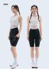 Women's High-Waist Pocket Cycling Bib Shorts for Spring/Summer