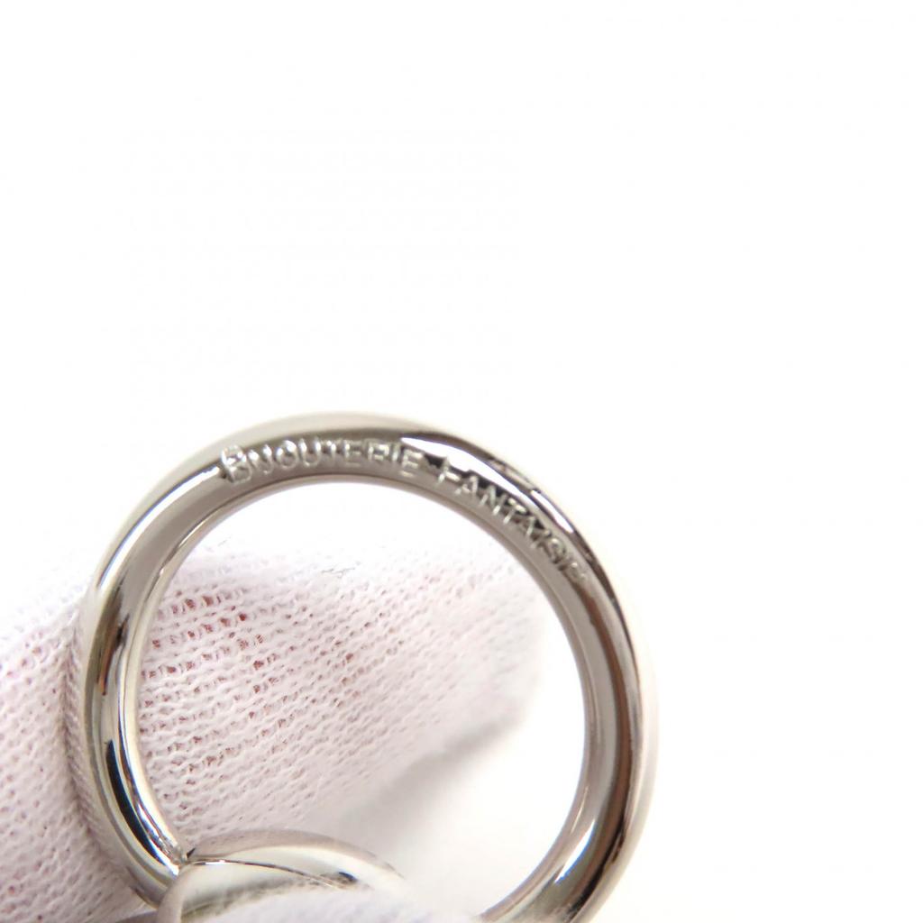 Great HERMES Scarf Ring Horsebit Silver Women Used