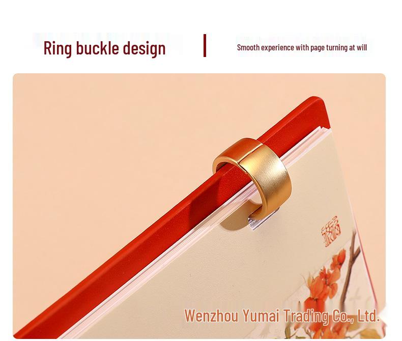 2026 Premium Leather Desk Calendar - High-End Business Gift, Boxed Office Ornament, Monthly Enterprise Planner