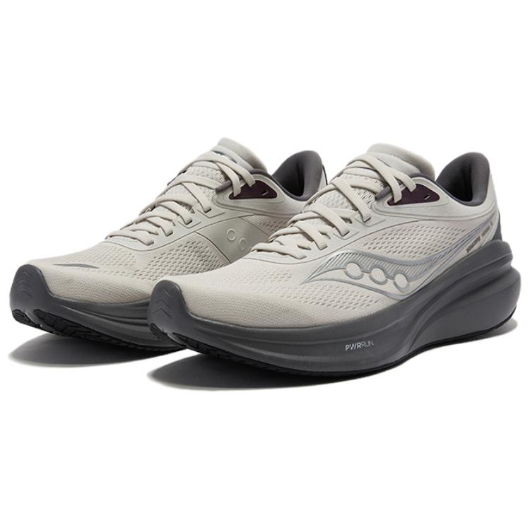 Saucony Vessel 2 Comfortable Non-Slip Wear-Resistant Breathable Low-Top Running Shoes Unisex Running Shoes Gray S28274-3