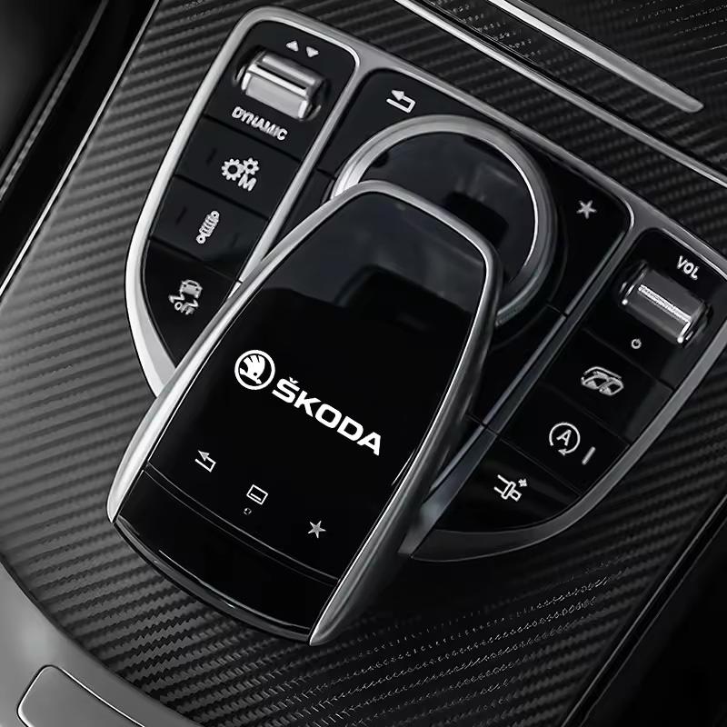 Car Badge Sticker Full Body Wheel Decals Emblem Stickers For Skoda Fabia 1 2 Octavia A7 Superb Rapid Yeti Karoq Vision VRS Kamiq JT3
