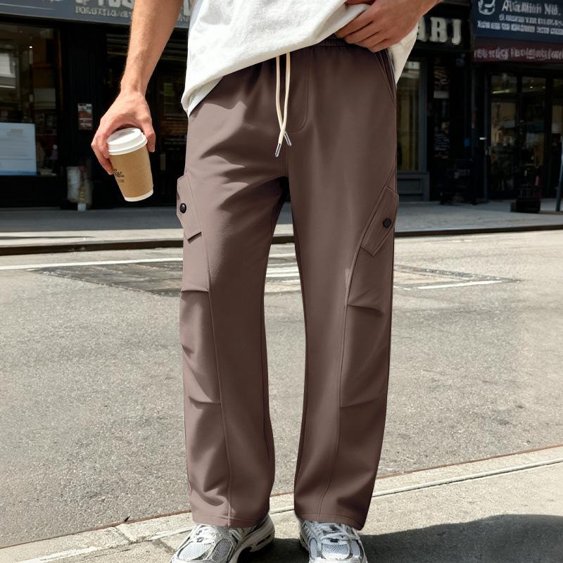 Nové pánske Hip-hop High Street Trendy Široké Športové Ležérne Rovné Tepláky