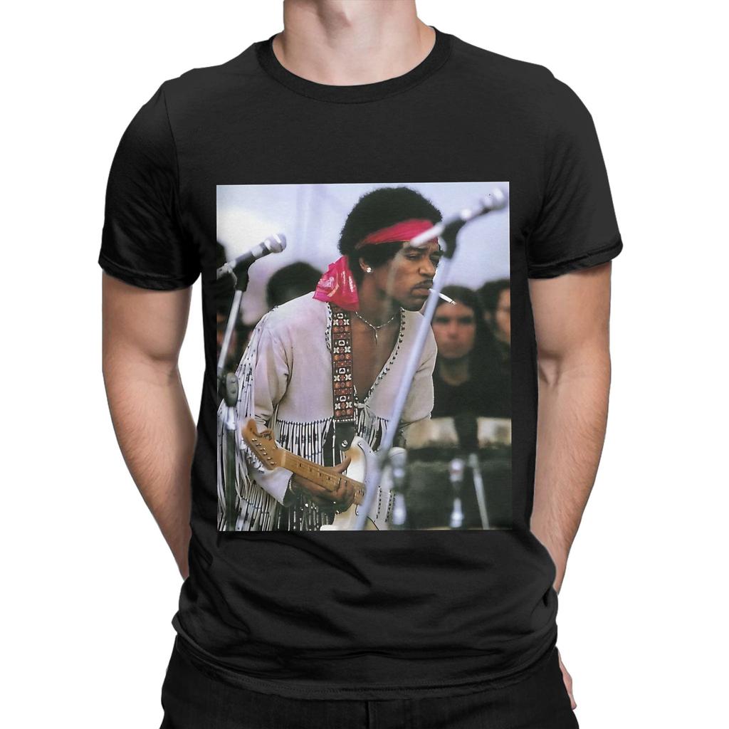 The Allure Of Retro Blooms Jimi Rocker Hendrixs Funny Graphic 100 Cotton TShirt Jimi Rocker Hendrixs Tops Tees For Unisex