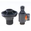 Pvc Water Tank Straight Valve Nipple Quick Stop Connector Rubber Coated Adapter Matching Pink Tape Plumbing