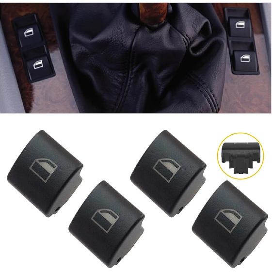 for BMW 3-Series E46 325xi 323i 325i 328i 330i 330xi X5 E53 X3 E83 Car Interior Accessories Power Window Switch Button Cover Cap