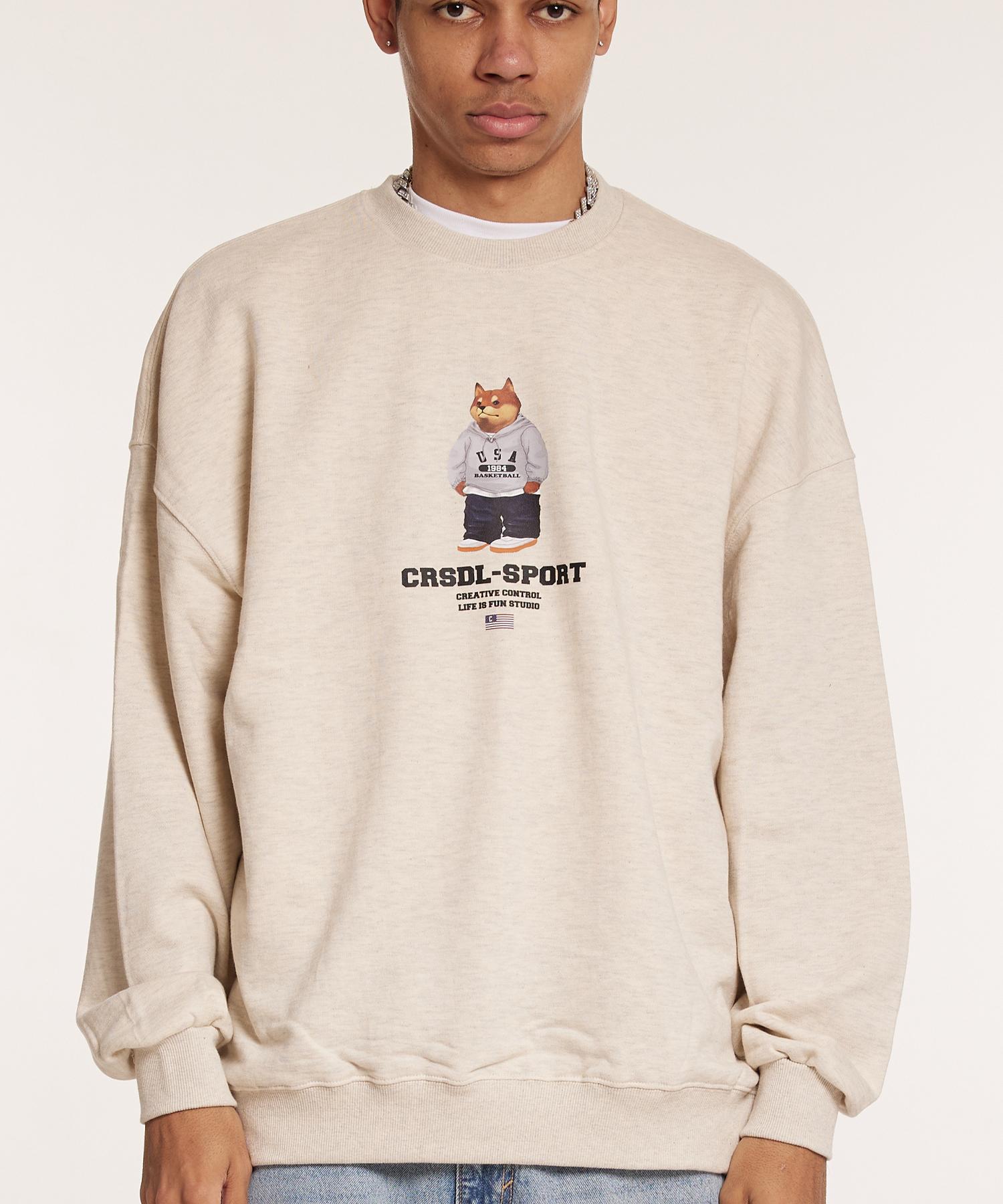 Свитшот Cream Soda Lab Crsdel Sports Parku Овсяный L