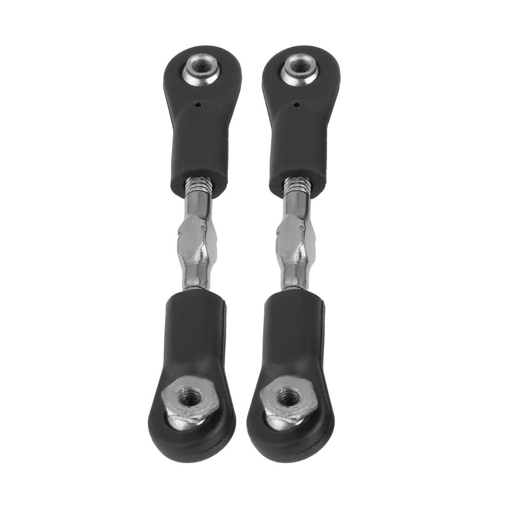 2pcsset Remote Control Car Steering Rod Servo Linkage for ZD 1:8 Model Car (Servo Rod)