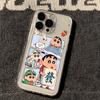 Süße S-Shin-chan Puzzle Handyhülle Für Samsung S26 S25 S24 S23 S22 S21 FE Note20 Note10 Plus Ultra Edge 5G Klare Weiche TPU-Abdeckung