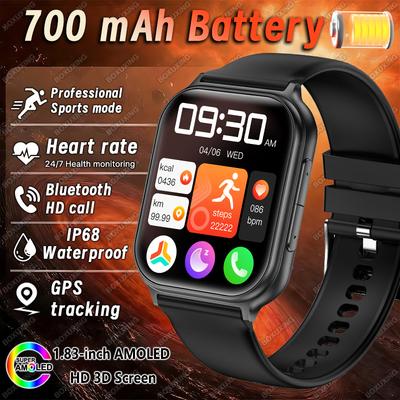 Bip 6 Pro Smart Watch Men Women Outdoor Sports Fitness Tracking IP68 Waterproof Heart Rate Bluetooth Call  New Smartwatches