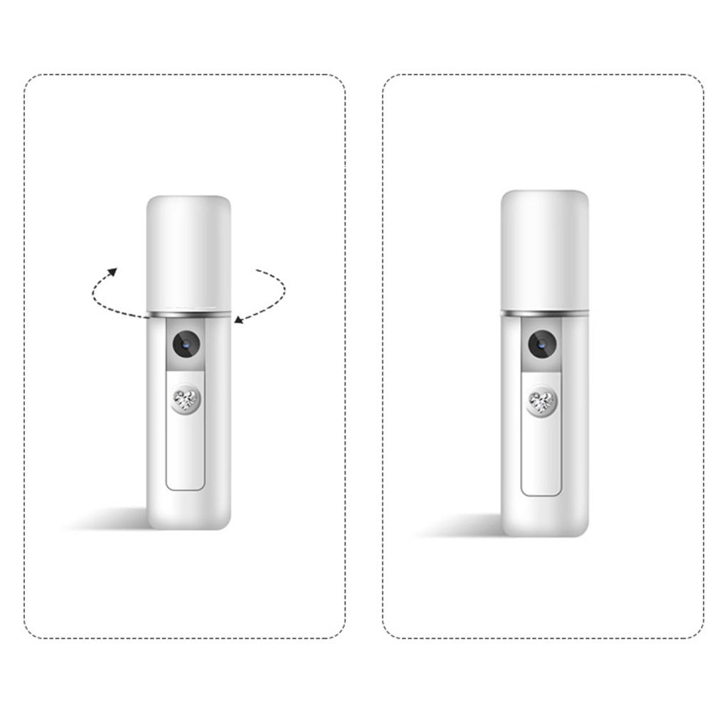 Amusedly Portable Handheld USB Nanomist Facial Humidifier Steamer Hydrating Beauty Device