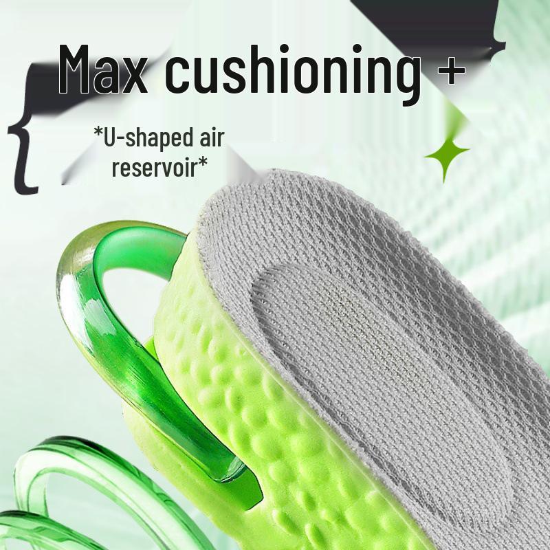 Height-Boosting Insoles: Unisex, Air Cushion for Shock Absorption, Non-Fatiguing, Odor-Proof, Sweat-Absorbing, Breathable, Invisible Comfort.
