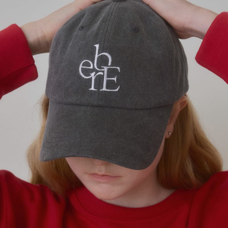 

ebre Vintage Ball Cap_CHARCOAL Charcoal