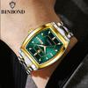 Light Luxury New Women Men Watch Business Steel Strip Waterproof Calendar Ladies Fashion Quartz Wristwatches Gift
