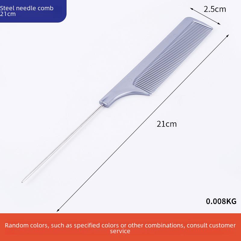 High-Temperature Resistant Steel Needle Tail Comb for Photo Studios